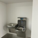 Storage Facility with Drinking Fountains and water bottle filling stations