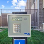 outdoor keypad access to Defender Self Storage in Pittsburgh, PA